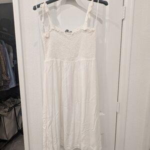 Lulu's White Midi Dress